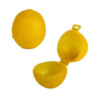 ZITRONENAUFBEWAHRUNGSBOX - 8,5/8,5/11 cm - Hellgelb, Kunststoff (8.5/11/8.5cm) - Calicosy