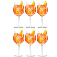 SPRITZGLAS Spritz Gläser - 450 ml - Offizielles Glas - 6 Stück - Transparent, Glas (0.45L)