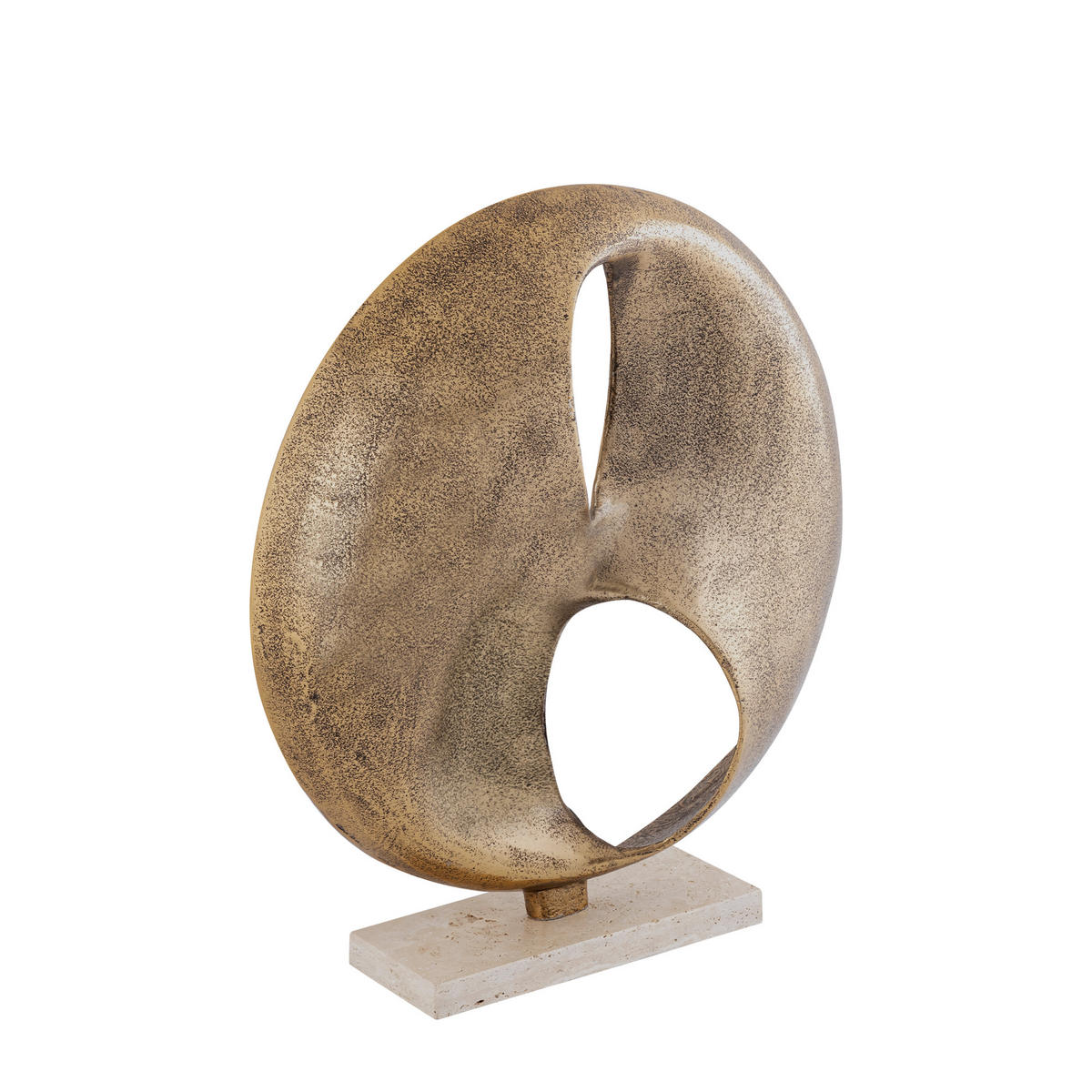 SKULPTUR Deuie Gold 45/10/50cm - Goldfarben, Metall (10/50/45cm) - PTMD Collection