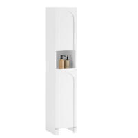 HOCHSCHRANK Weiß - Weiß, Holzwerkstoff (30/160/30cm) - SoBuy