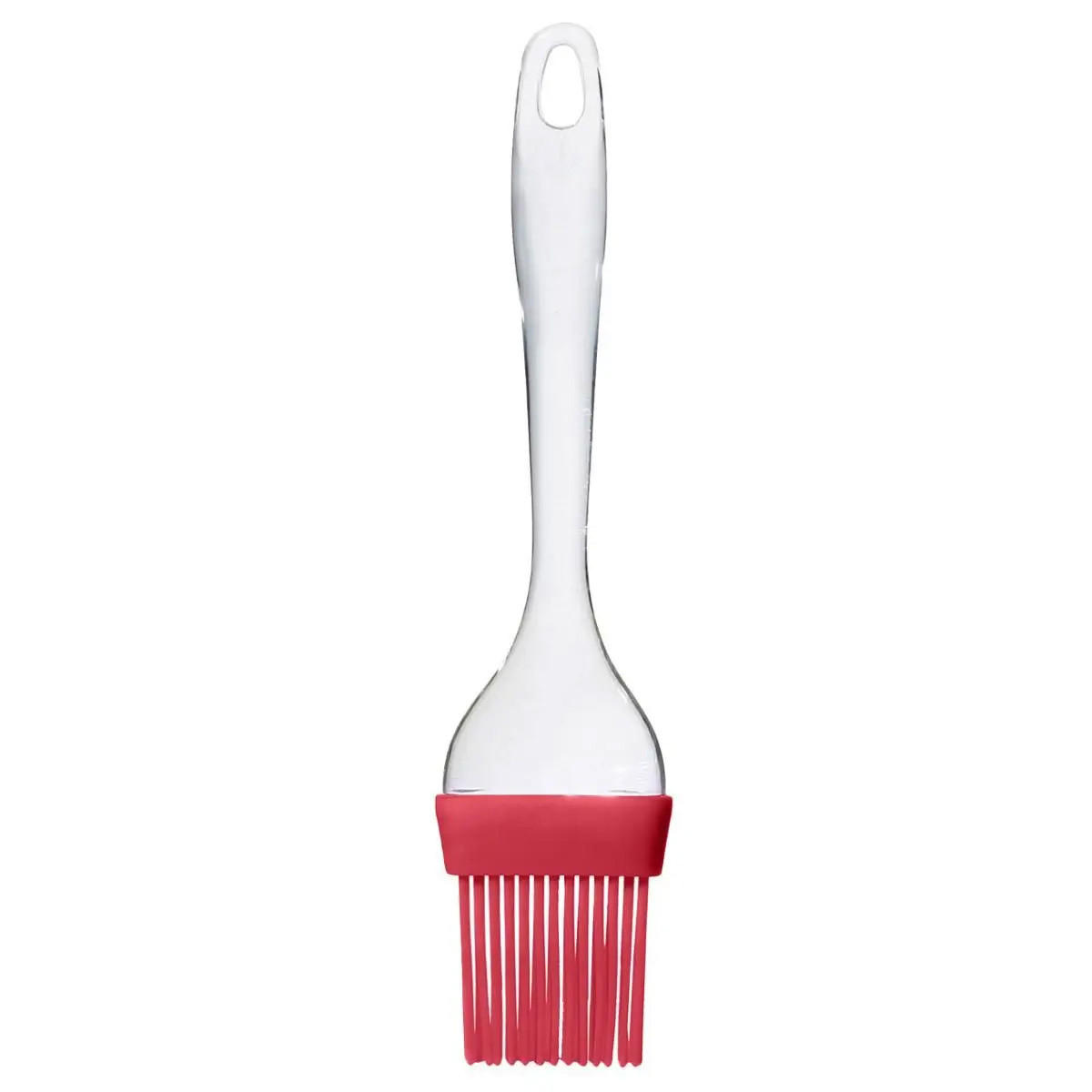 SILIKON-KUCHENPINSEL hygienische 22/5/1 cm - Weiß, Kunststoff - Secret de Gourmet
