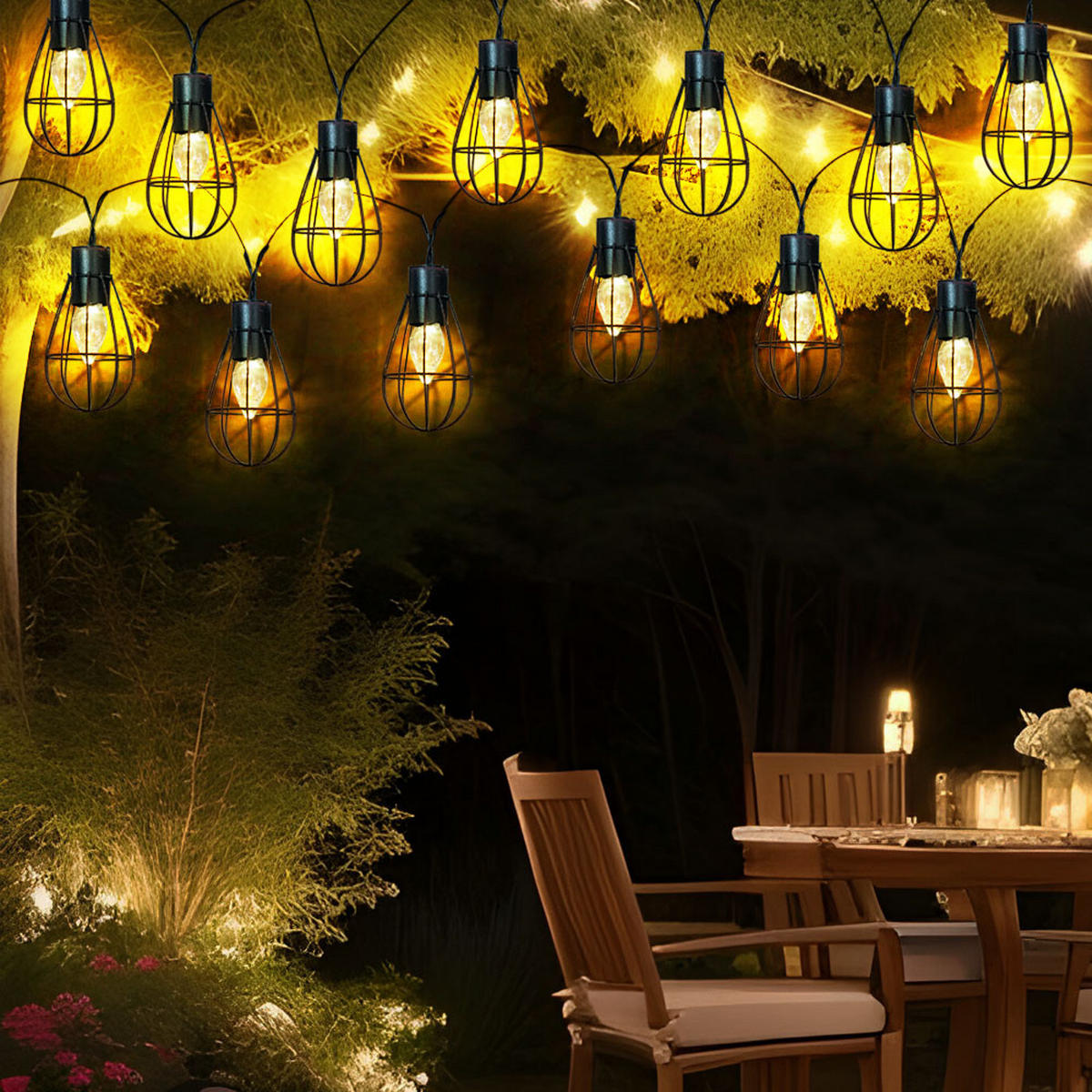 LED AUSSENLEUCHTE Solar Rostoptik Braun - Braun, Kunststoff/Metall (200/6/6cm) - Nowa