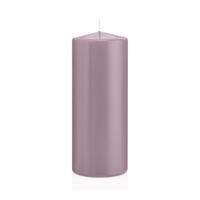 STUMPENKERZEN Mauve Lila Ø 78 x 200 mm, 8 Stück - Mauve, Paraffin (8/20cm) - Wiedemann Kerzen