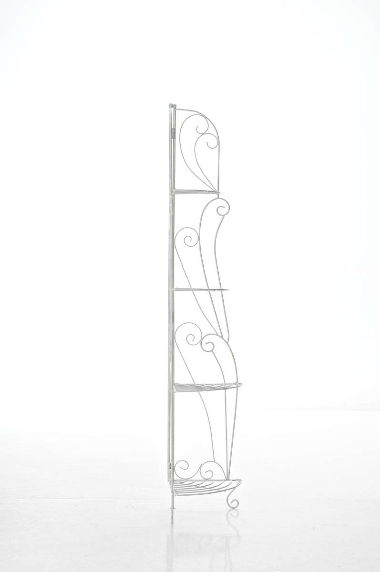 STANDREGAL Irmi antik weiß - Weiß, Metall (40/154/30cm) - TPFGarden