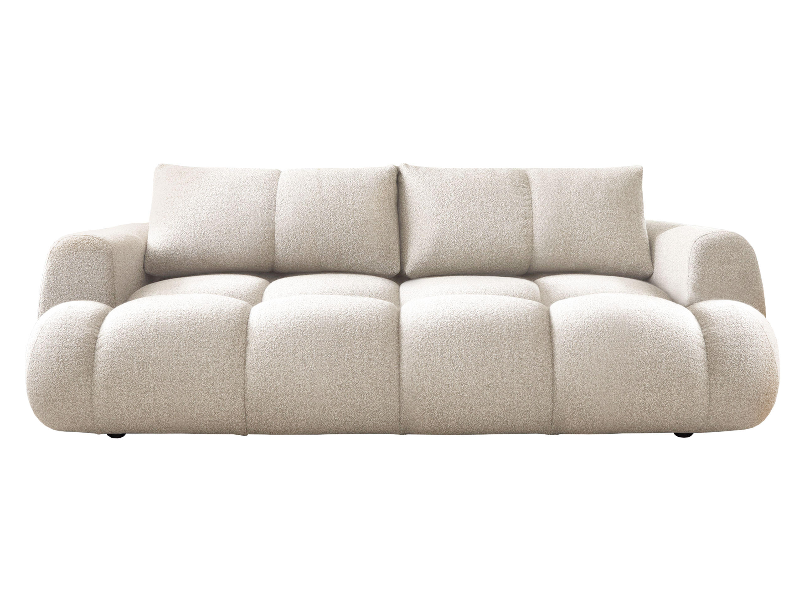 SCHLAFSOFA Mitto - Creme/Schwarz, Holzwerkstoff/Kunststoff (250/85/117cm) - MIRJAN24
