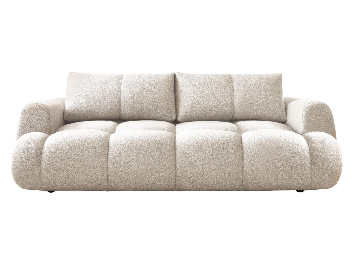 SCHLAFSOFA Mitto - Creme/Schwarz, Holzwerkstoff/Kunststoff (250/85/117cm) - MIRJAN24