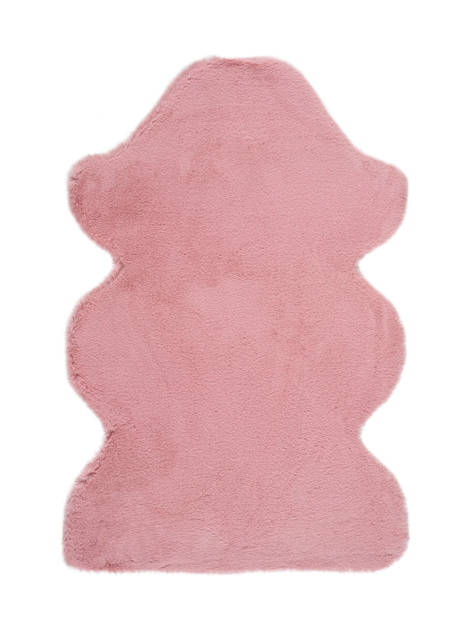 KUNSTFELL waschbar Rosa Fox 60/90 cm - Pink, Textil (60/90cm) - Atticgo