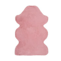 KUNSTFELL waschbar Rosa Fox 60/90 cm - Pink, Textil (60/90cm) - Atticgo