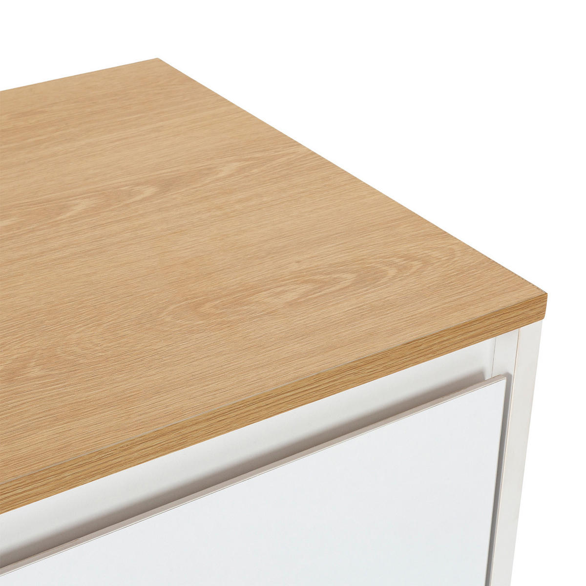 SIDEBOARD Desi 3 türen Weiß - Weiß, Holzwerkstoff (140/80/40cm)