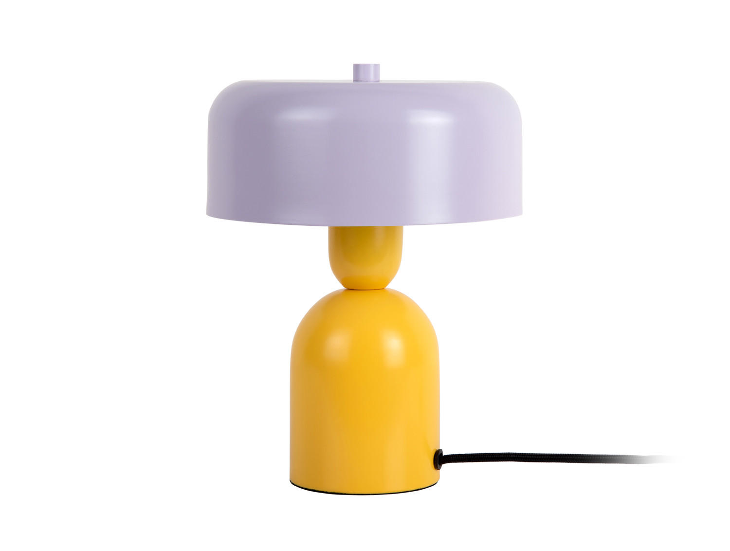 TISCHLAMPE Double Funky 19/19/24 cm - Gelb, Metall (19/19/24cm) - Leitmotiv