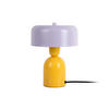 TISCHLAMPE Double Funky 19/19/24 cm - Gelb, Metall (19/19/24cm) - Leitmotiv