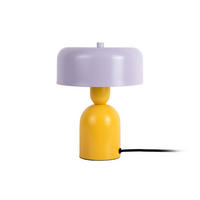 TISCHLAMPE Double Funky 19/19/24 cm - Gelb, Metall (19/19/24cm) - Leitmotiv