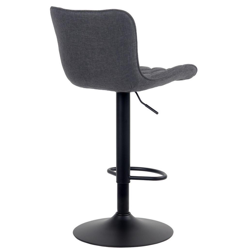 Thumbnail - CLP Barhocker, Schwarz, Textil, 48x83x54 cm, Esszimmer, Barmöbel, Barhocker