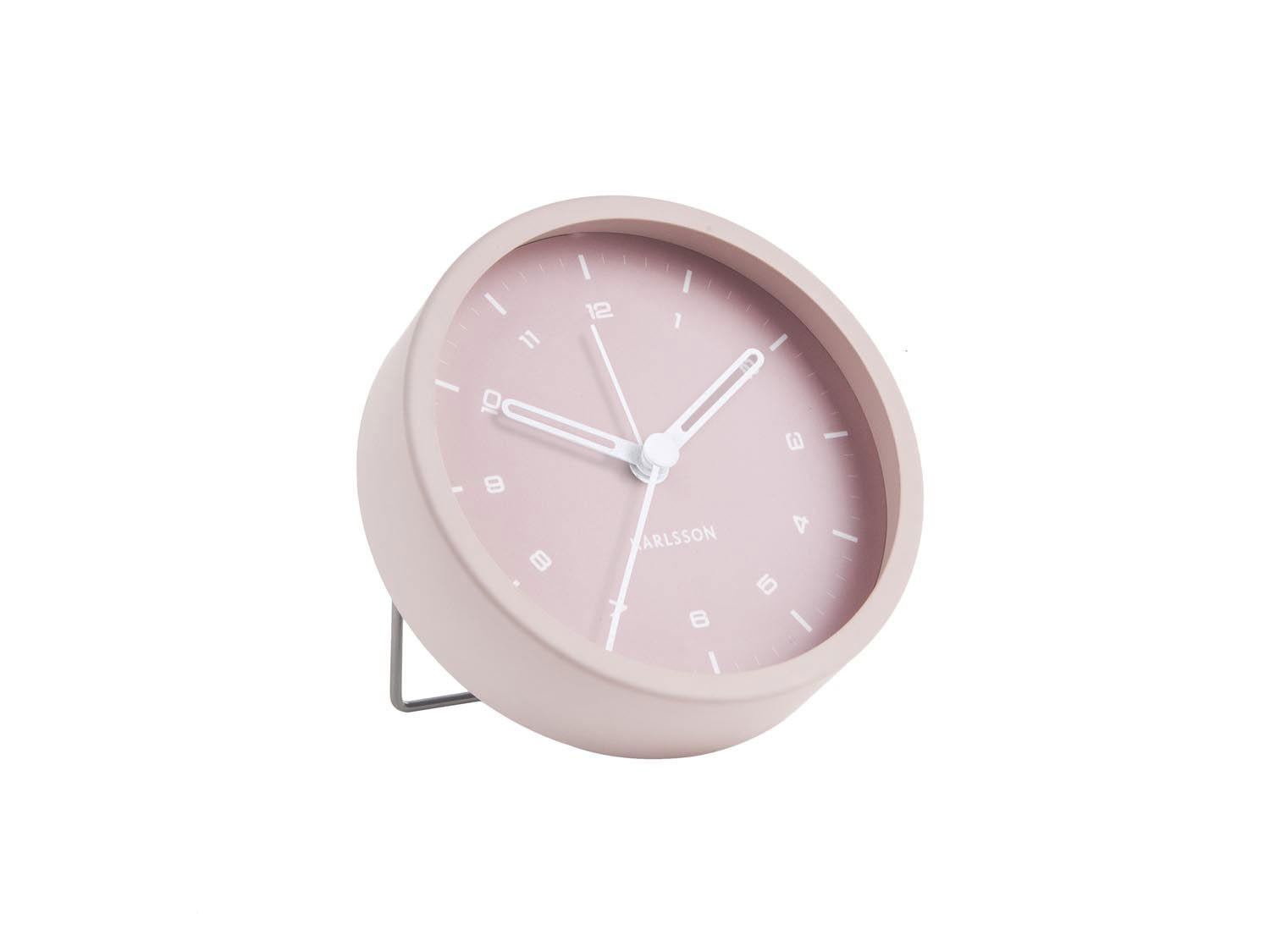 WECKER Pink 9/9 cm - Pink, Metall (9/9/3cm) - KUNSTLOFT