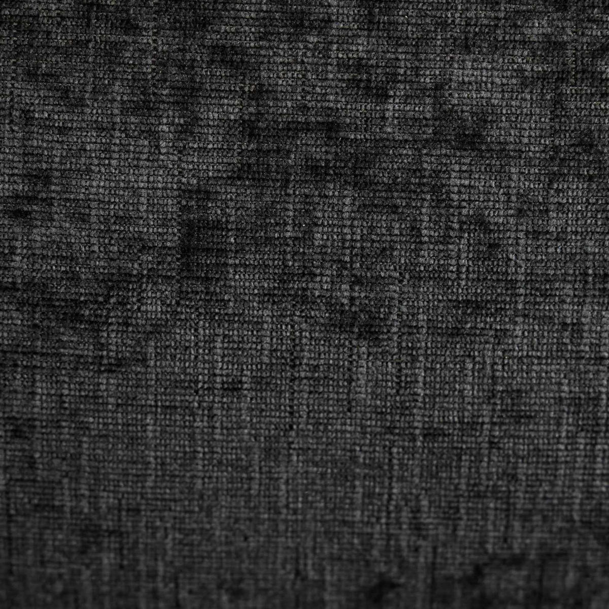 SOFA 2-Sitzer Chenille Schwarz - Schwarz, Holzwerkstoff (70/85/124cm) - Meubliv