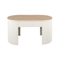 HOCKER Estriado Grau 80/40/42 cm - Grau, Metall (40/42/80cm) - Leitmotiv