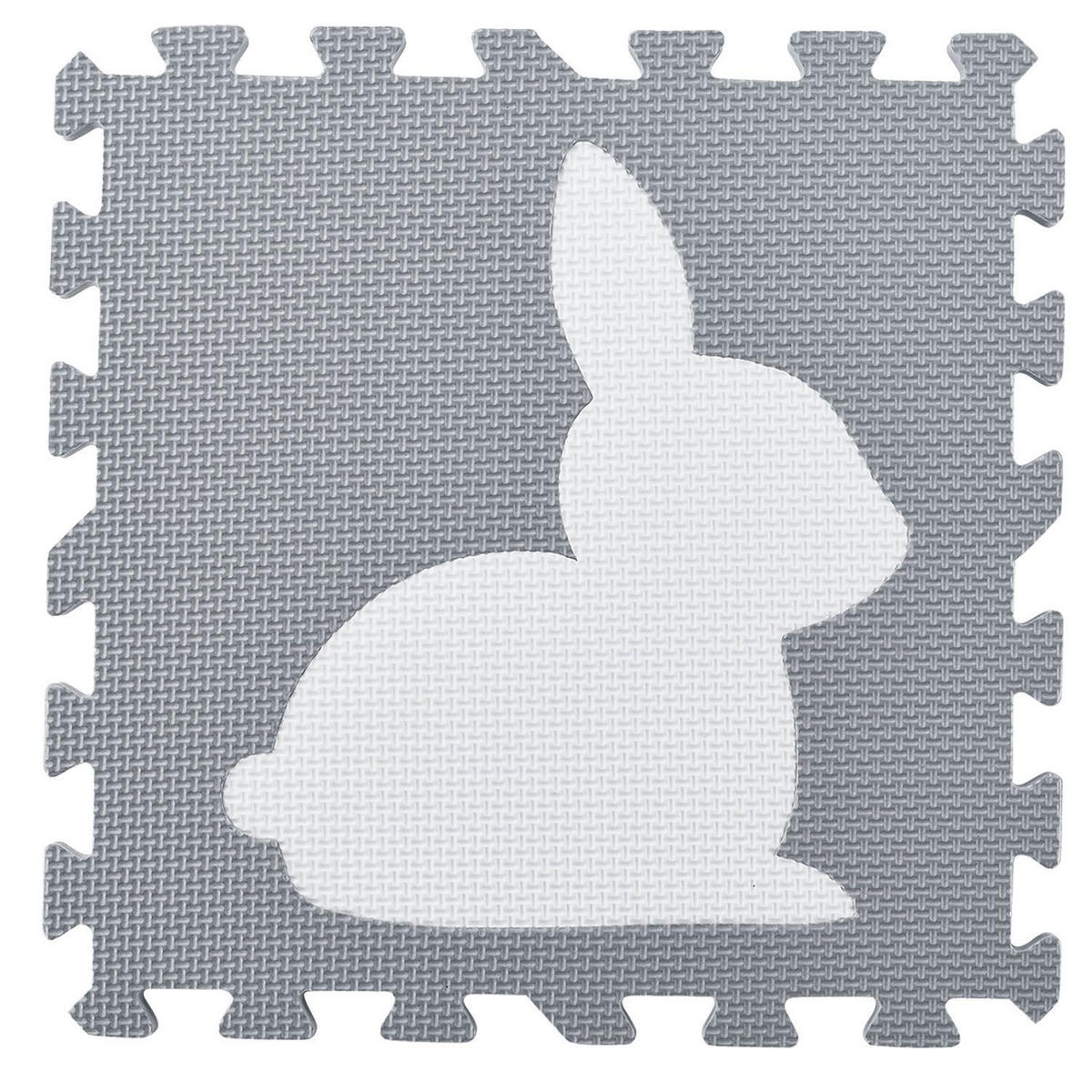 KINDER PUZZLEMATTE Timon (36 Teile) - Grau, Kunststoff (189/1/189cm) - Juskys