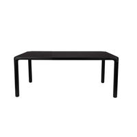 ESSTISCH Storm 160x90 cm Schwarz - Schwarz, Holz (160/90/76cm) - Zuiver