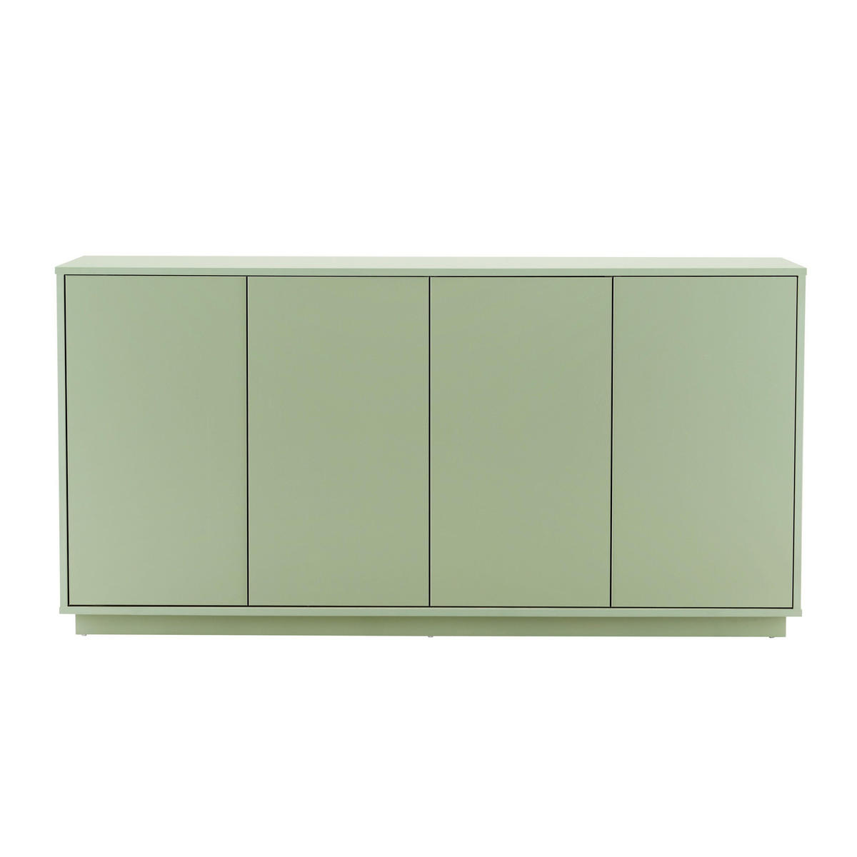 SIDEBOARD 160 cm, Grün - Grün, Holz (45/80/160cm) - Oviala