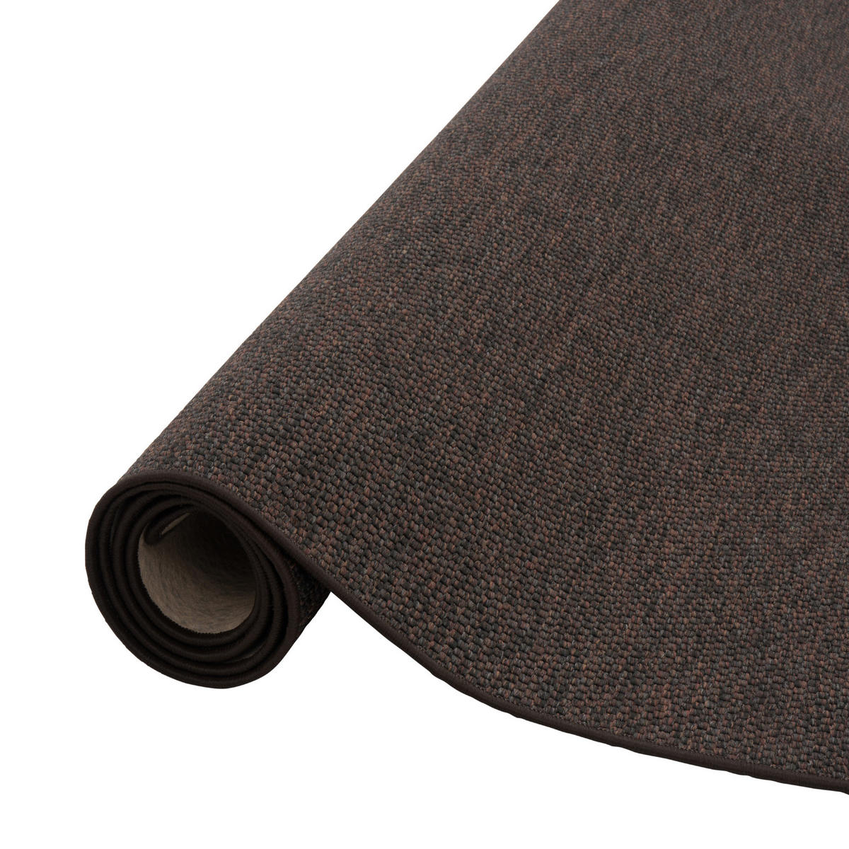 LÄUFER TEPPICH BENTZON FLACHGEWEBE - Dunkelbraun, Textil (80/160cm) - Snapstyle