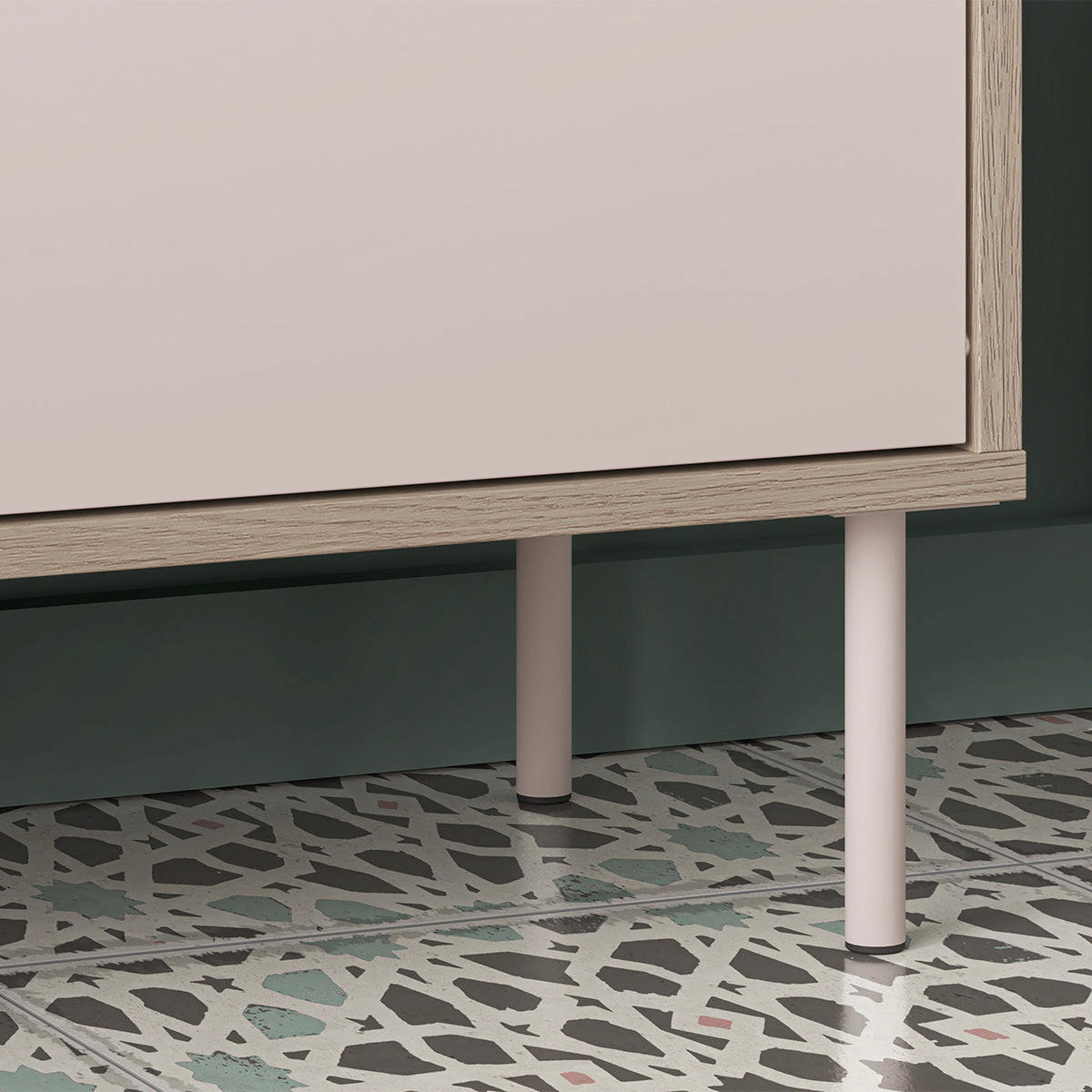 SCHUHSCHRANK Alos Kaschmir und Holz - Kaschmir, Holzwerkstoff (90/55/34cm) - Petits-meubles