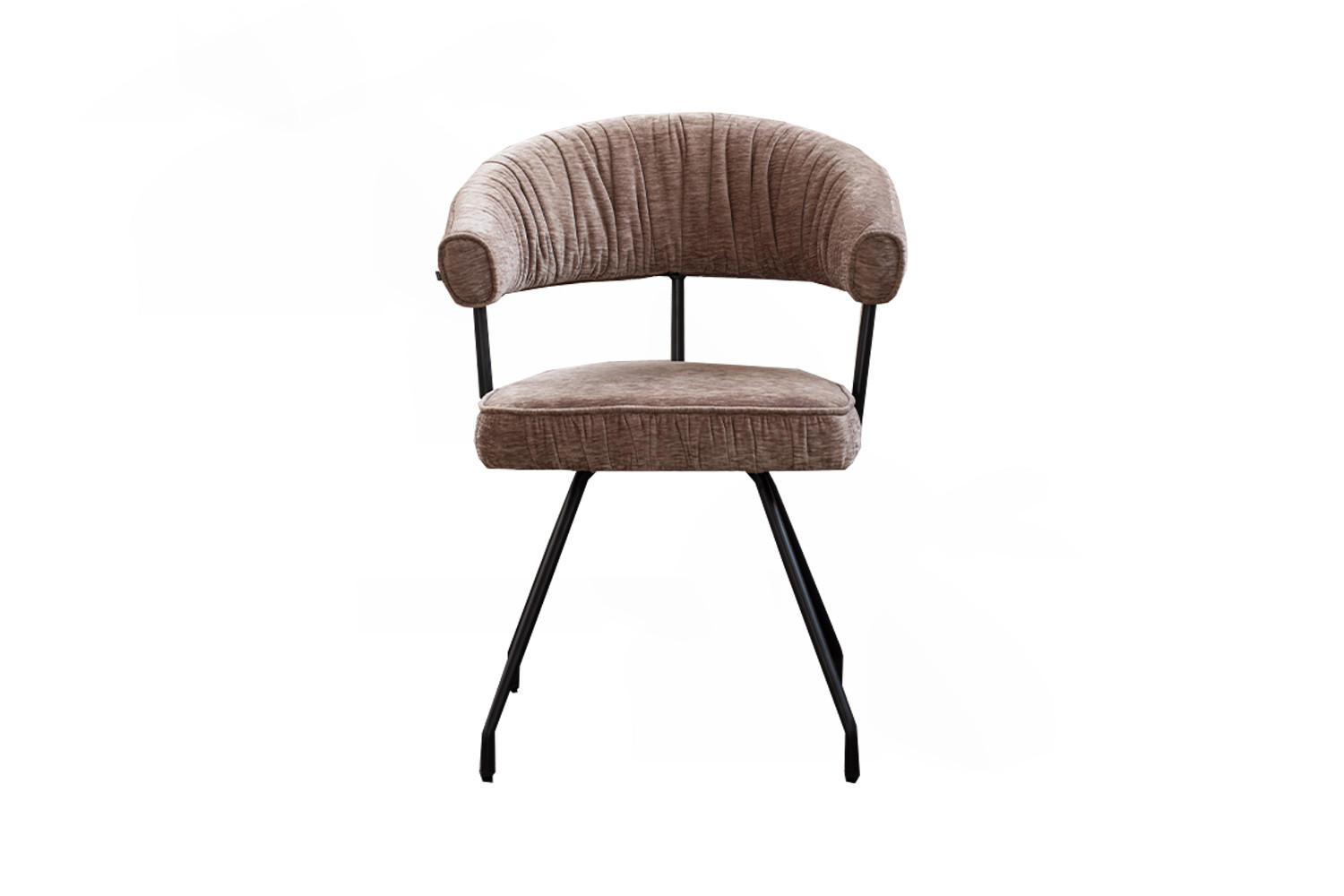 ESSZIMMERSTUHL RUNA Braun Webstoff - Hellbraun/Dunkelbraun, Kunststoff/Textil (60/82/59cm) - KAWOLA