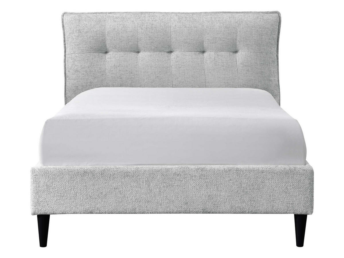 POLSTRBETT Abril 914Y - Schwarz/Grau, Holzwerkstoff/Kunststoff (120/200cm) - MIRJAN24