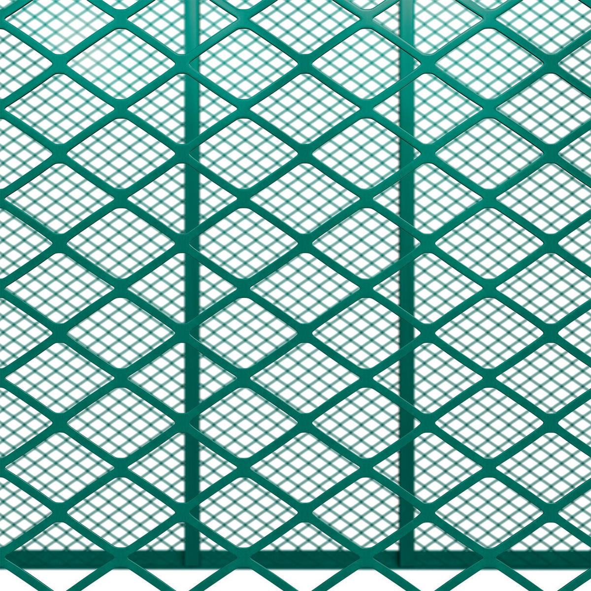 KOMPOSTER Metall dunkelgrün 450L - Grün, Metall (80/70/80cm) - Juskys