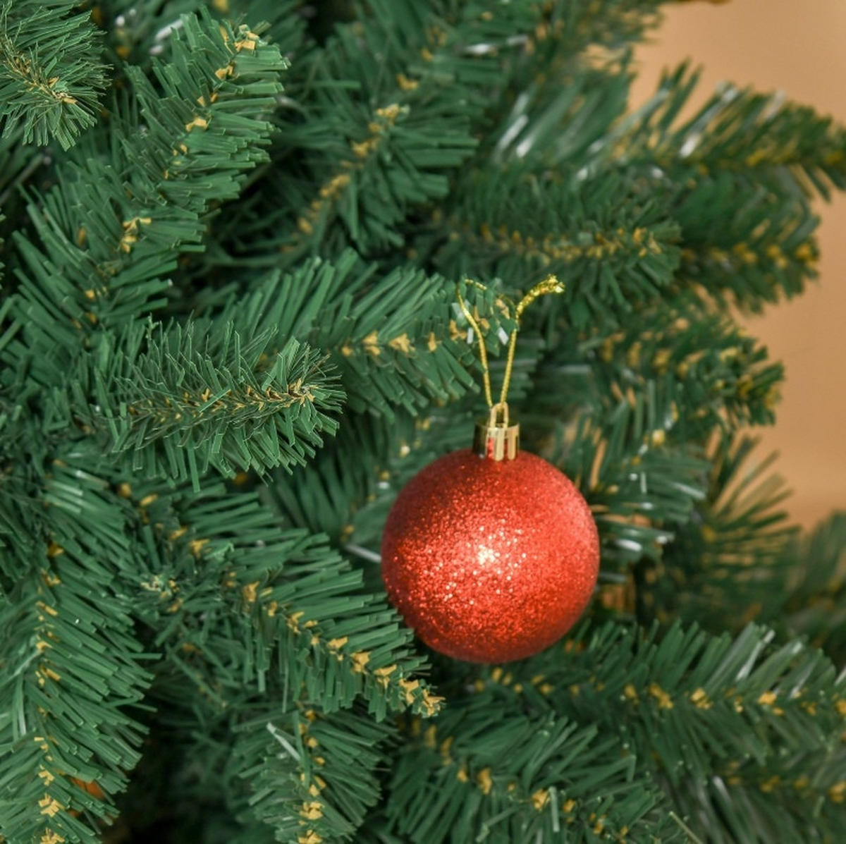 WEIHNACHTSBÄUME 90/90/180 cm grün aus Kunststoff mit 724 Zweigen - Grün, Kunststoff (180cm) - OKWISH