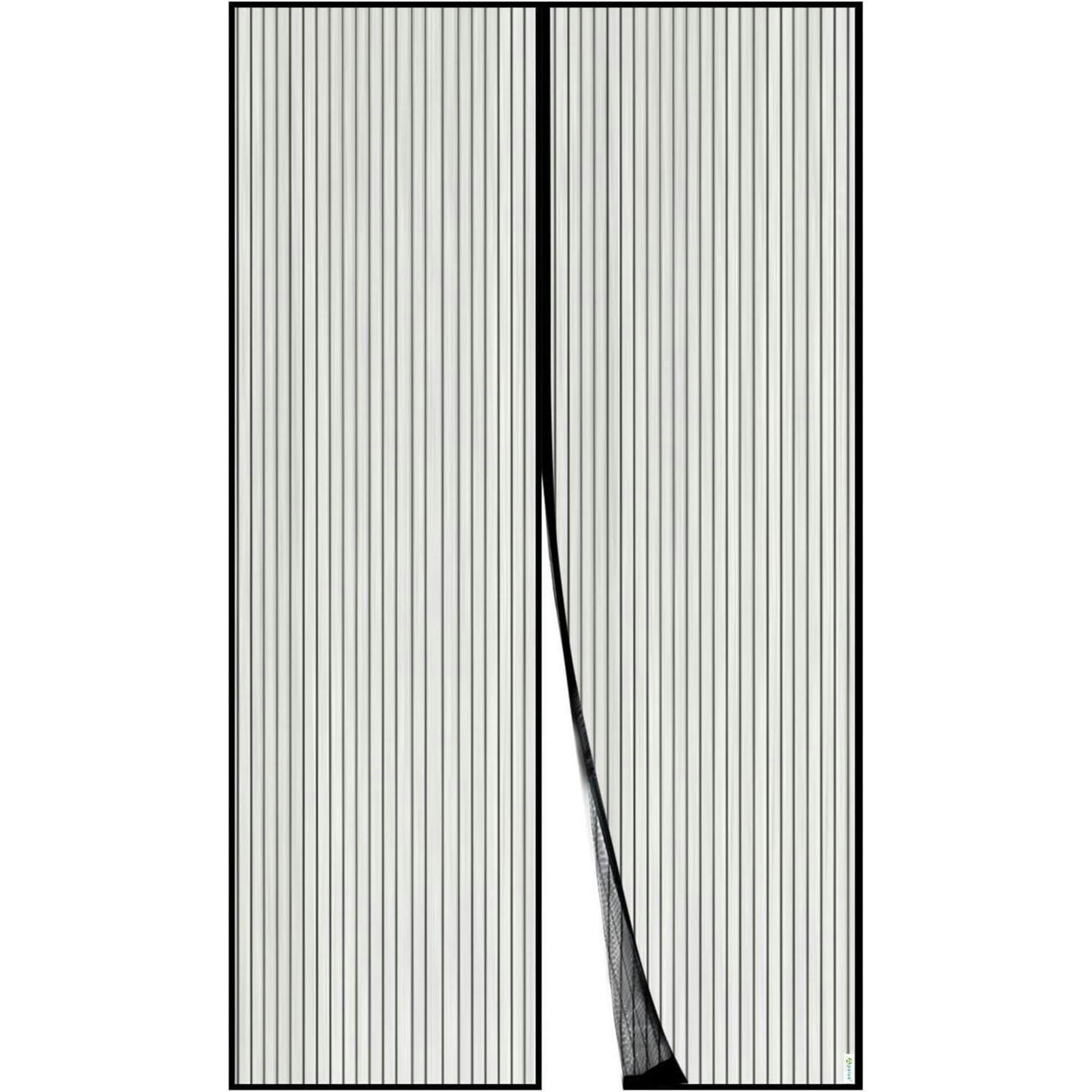 FLIEGENGITTER Tür 120 x 250 cm Schwarz - Schwarz, Textil (120/250/1cm)