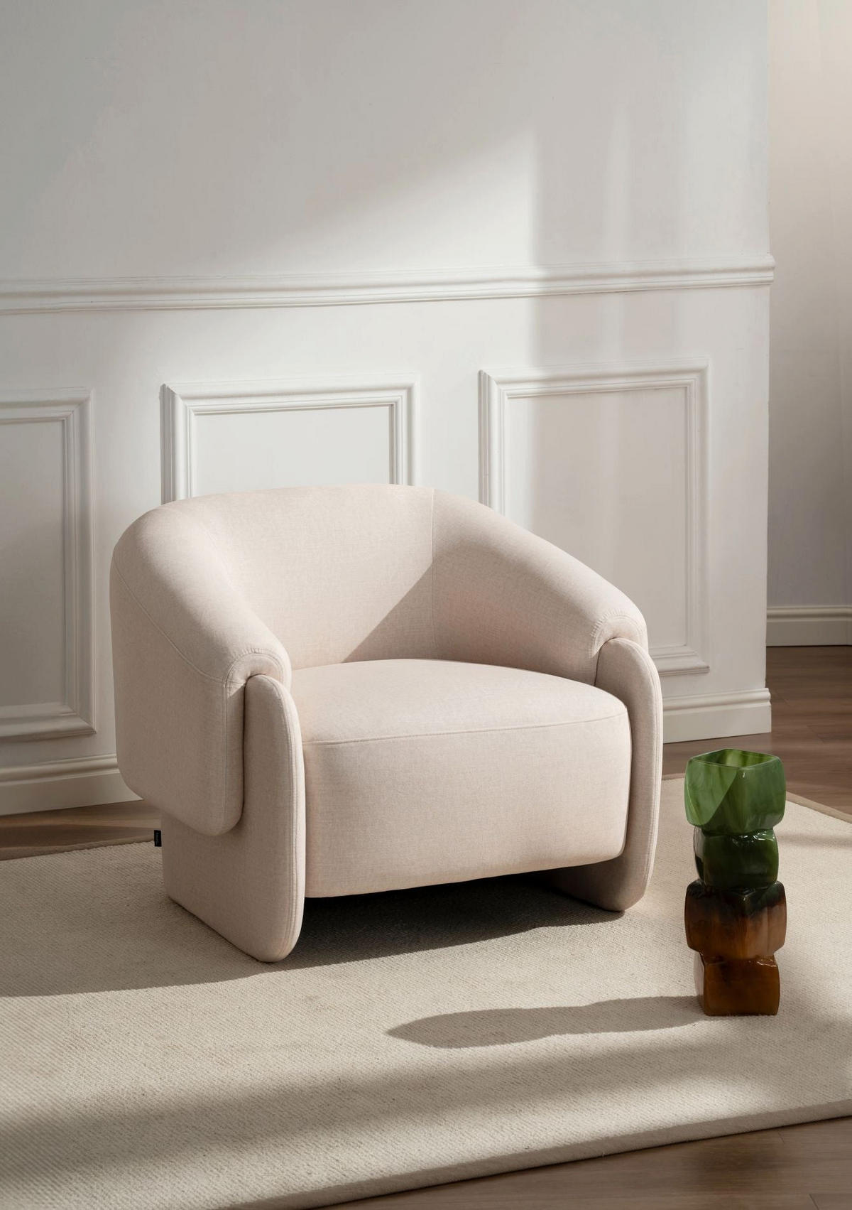 RELAXSESSEL Balisty Creme - Creme, Textil (90/71/83.5cm) - Selsey