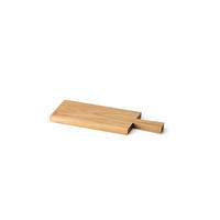 SCHNEIDEBRETT mit Griff, Eichenholz, 39 x 17 cm - Braun, Holz (25/55cm) - Continenta