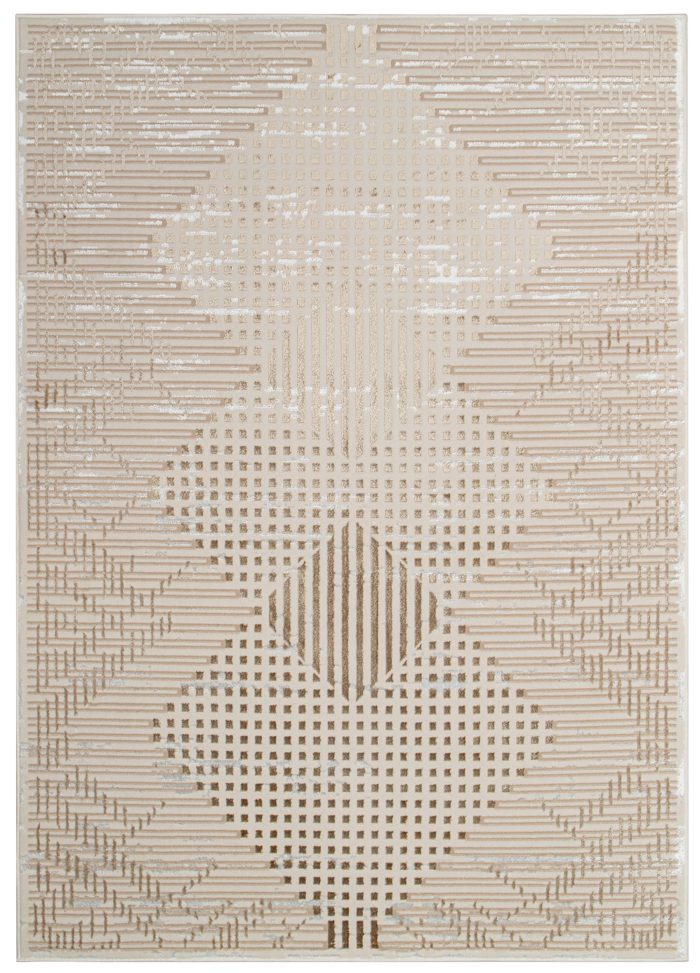 TEPPICH CRYSTAL Braun 80/150 cm - Braun, Textil (80/150cm) - Tapiso