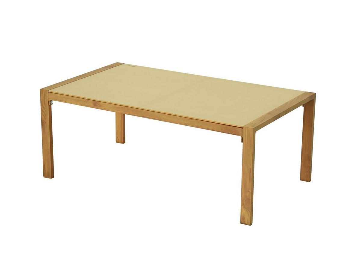 LOUNGE-SET Palamos Holzoptik 4-teilig mit Sofa, 2 Sesseln und Couchtisch - Braun, Kunststoff - bellavista - Home & Garden