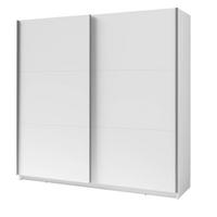 SCHIEBETÜRENSCHRANK ARSALA 11 - 206/207/55.3 cm ohne Spiegel Weiß - Weiß, Holz/Holzwerkstoff (200.6/207/55.3cm)