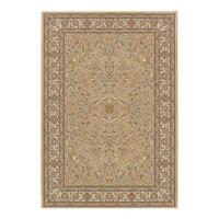 DESIGN Teppich mit Blumenmuster beige - Beige, Textil (200/290cm) - AFK Living