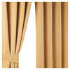 VERDUNKELUNGSVORHÄNGE Fischgrät mit Thermo-Funktion, Ösen 228/182 cm - Currygelb, Textil (228/182cm) - Homescapes