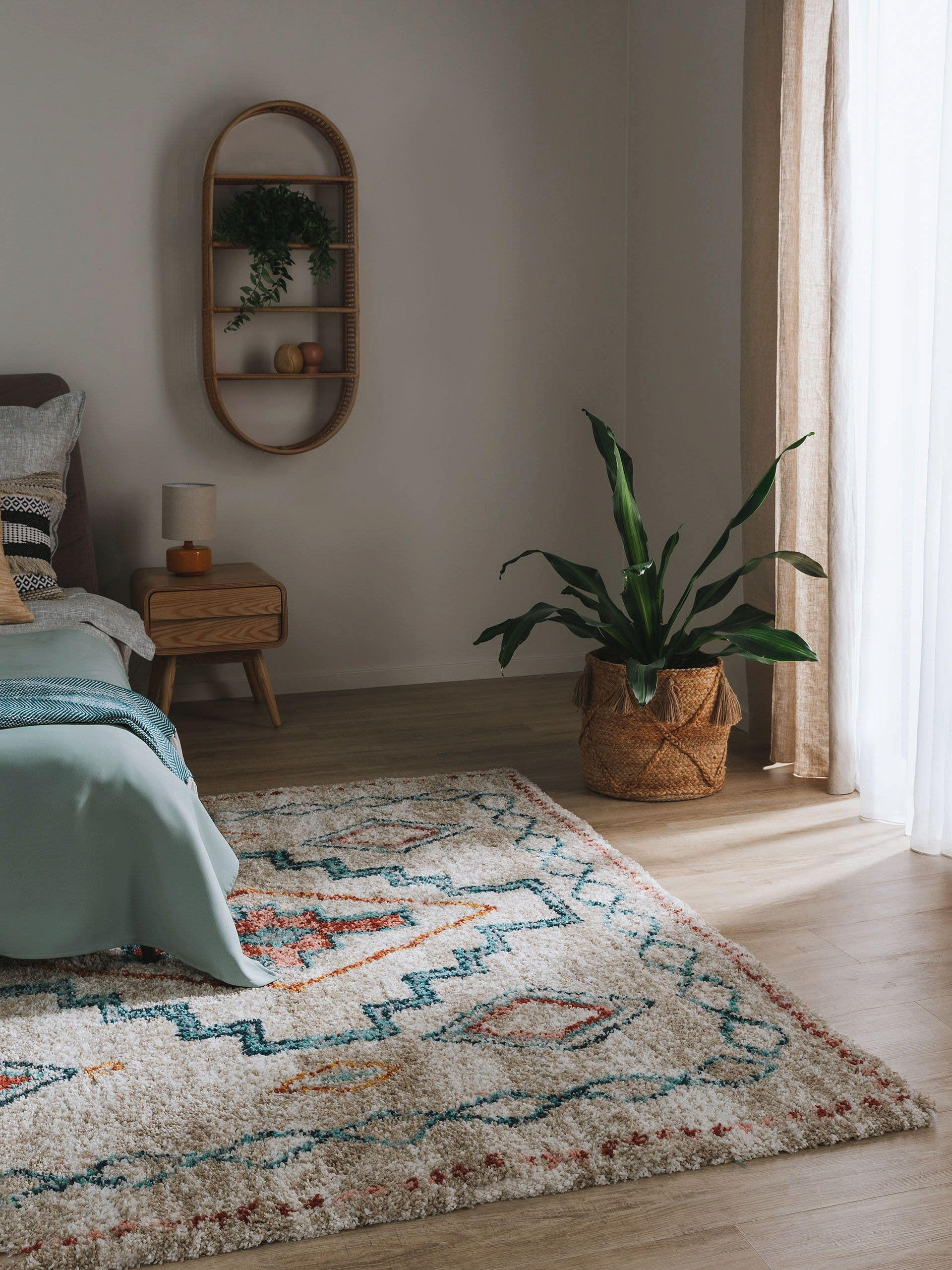 HOCHFLORTEPPICH Gobi Multicolor 120x170 cm - Multicolor, Textil (120/170cm) - benuta Nest