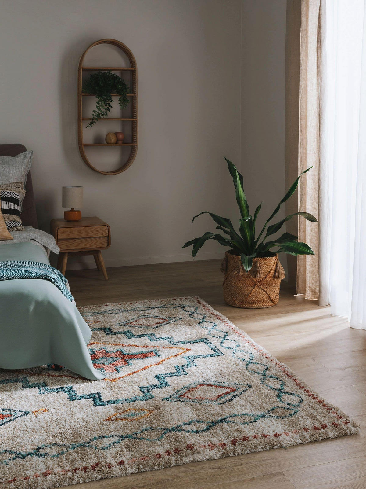 HOCHFLORTEPPICH Gobi Multicolor 120x170 cm - Multicolor, Textil (120/170cm) - benuta Nest