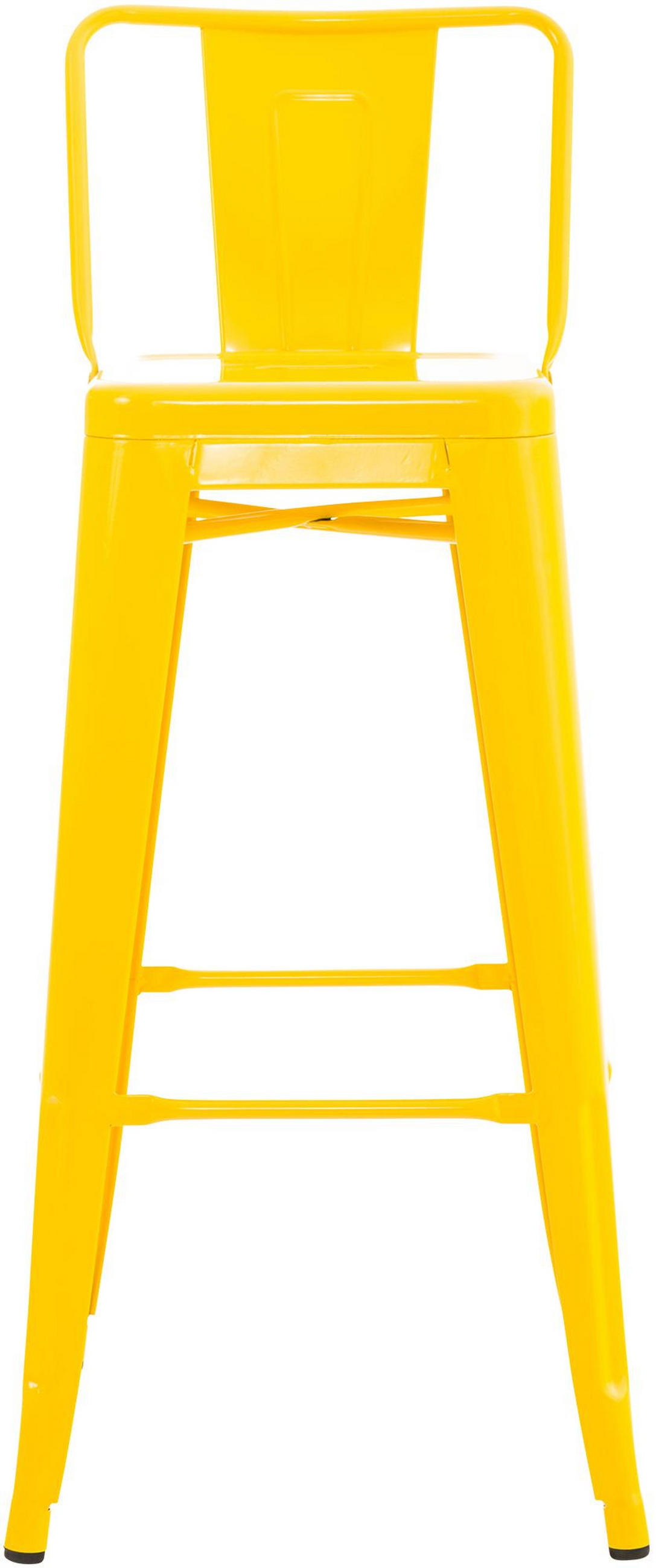 BARHOCKER 2er Set Lekel Metall Gelb - Gelb, Metall (44/96/43cm) - DELUKE