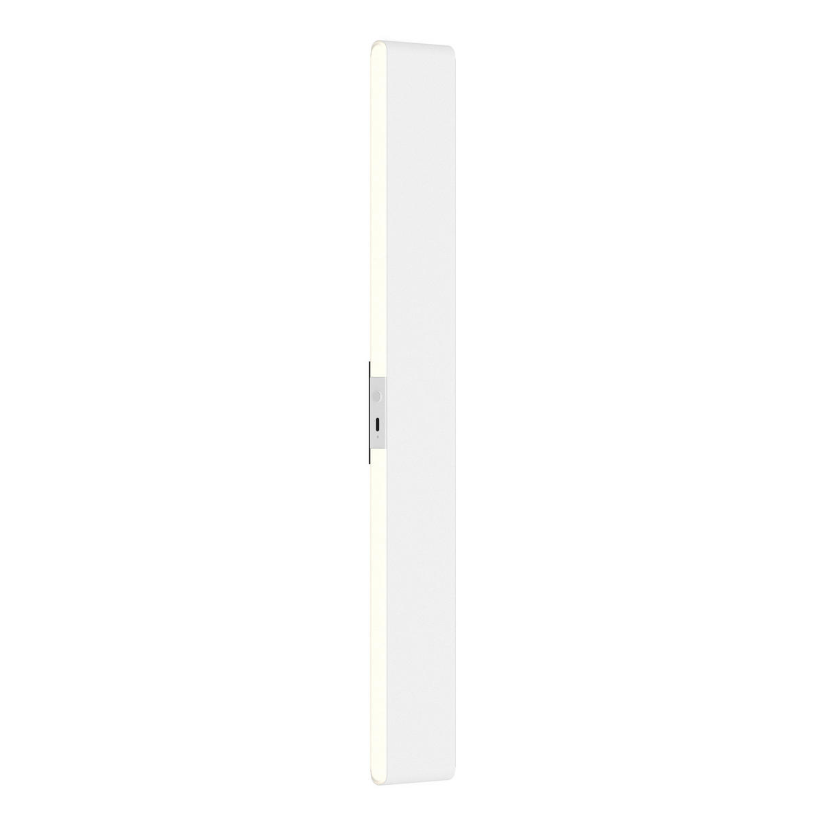 AKKU-WANDLEUCHTE inkl. Fernbedienung - Dimmbar - Aluminium - Weiß, Metall (7/47/46cm) - home24
