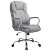 BÜROSTUHL Xavier, Stoff Grau - Grau, Textil/Metall (62/125/70cm) - TPFLiving