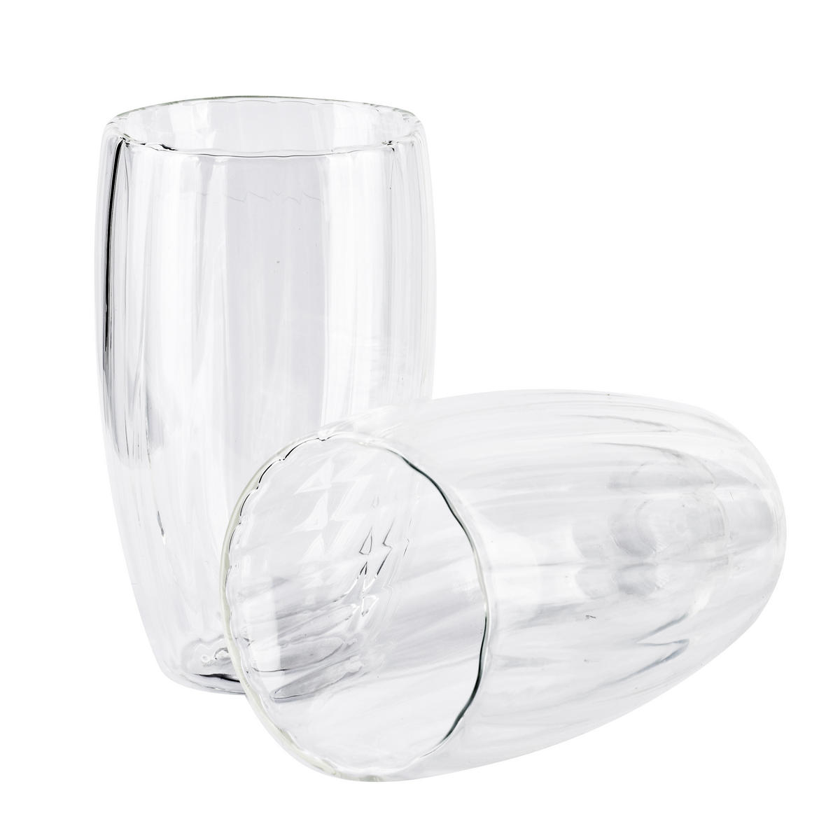 SADA 2 SKLENIC, borosilikátové sklo - průhledná, sklo (0.45L) - Mondex