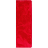 LUXUS SUPER SOFT HOCHFLOR LANGFLOR TEPPICH LÄUFER DELUXE - Rot, Textil (80/320cm) - Snapstyle