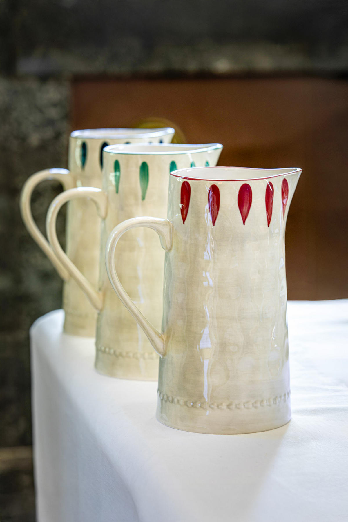 KARAFFE Domitilla Magenta - Multicolor, Keramik (2L) - Rose & Tulipani