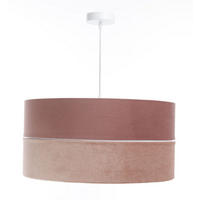 HÄNGELEUCHTE Rosa 50/25 cm - Pink/Weiß, Kunststoff (50/0.8/25cm) - ONZENO