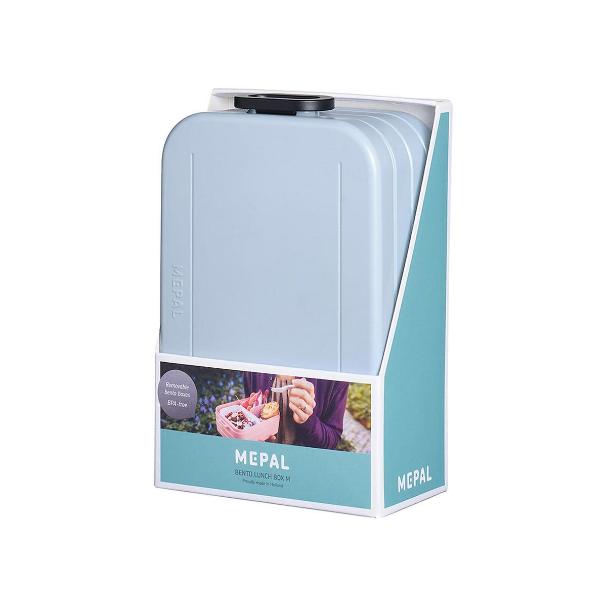 BENTO-LUNCHBOX Take a Break Midi Nordic Blue 900 ml - Hellblau, Kunststoff (12/6.5/18.5cm) - Mepal