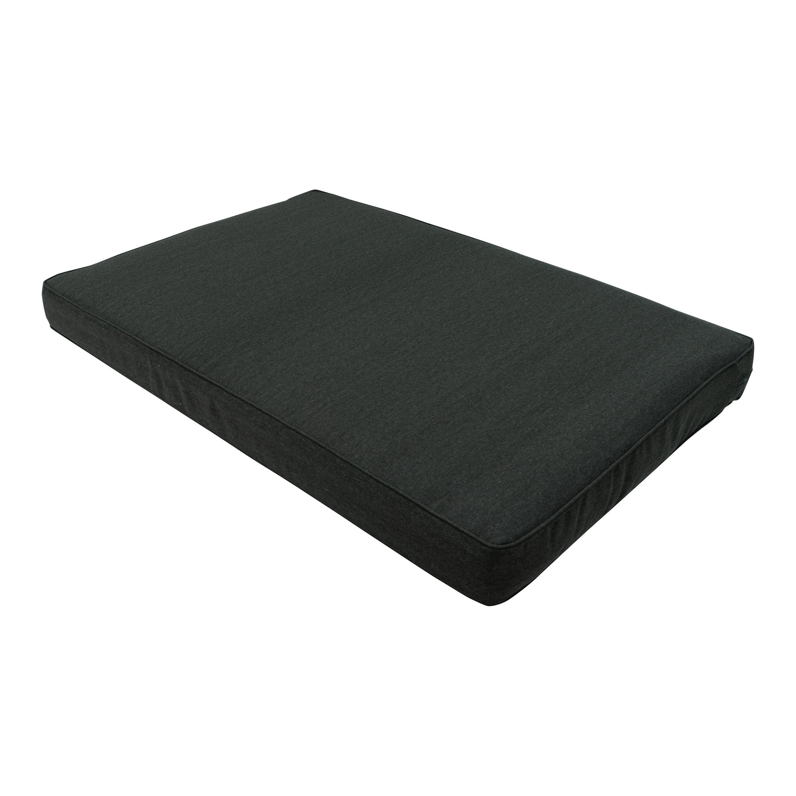 PALETTENSITZKISSEN Canvas 120/80 cm - Grau, Textil (80/10/120cm) - Madison