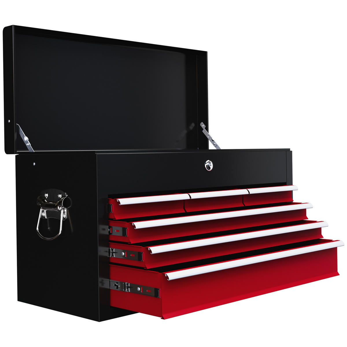 WERKZEUGKISTE DE-09529 Rot - Rot, Metall (26/34/60cm) - ComfortXL