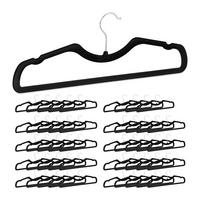 50XVEŠIAKOV na oblečenie - čierna, kov/textil (0.5cm) - Relaxdays